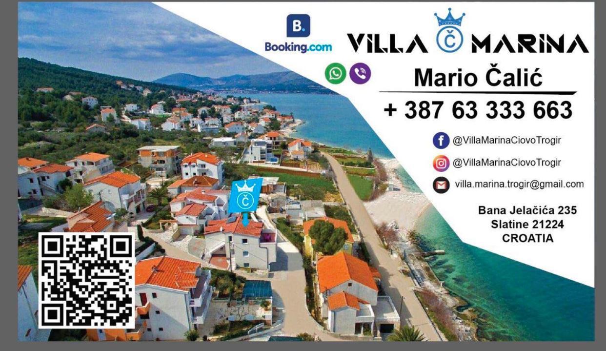 Villa Marina Ciovo Trogir Dış mekan fotoğraf
